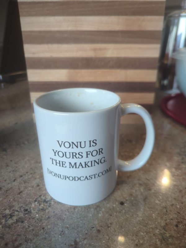 Vonu Podcast Mug (Original Logo Design)