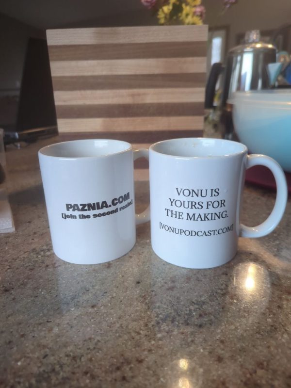 P.A.Z.NIA/Vonu Podcast Mug Set
